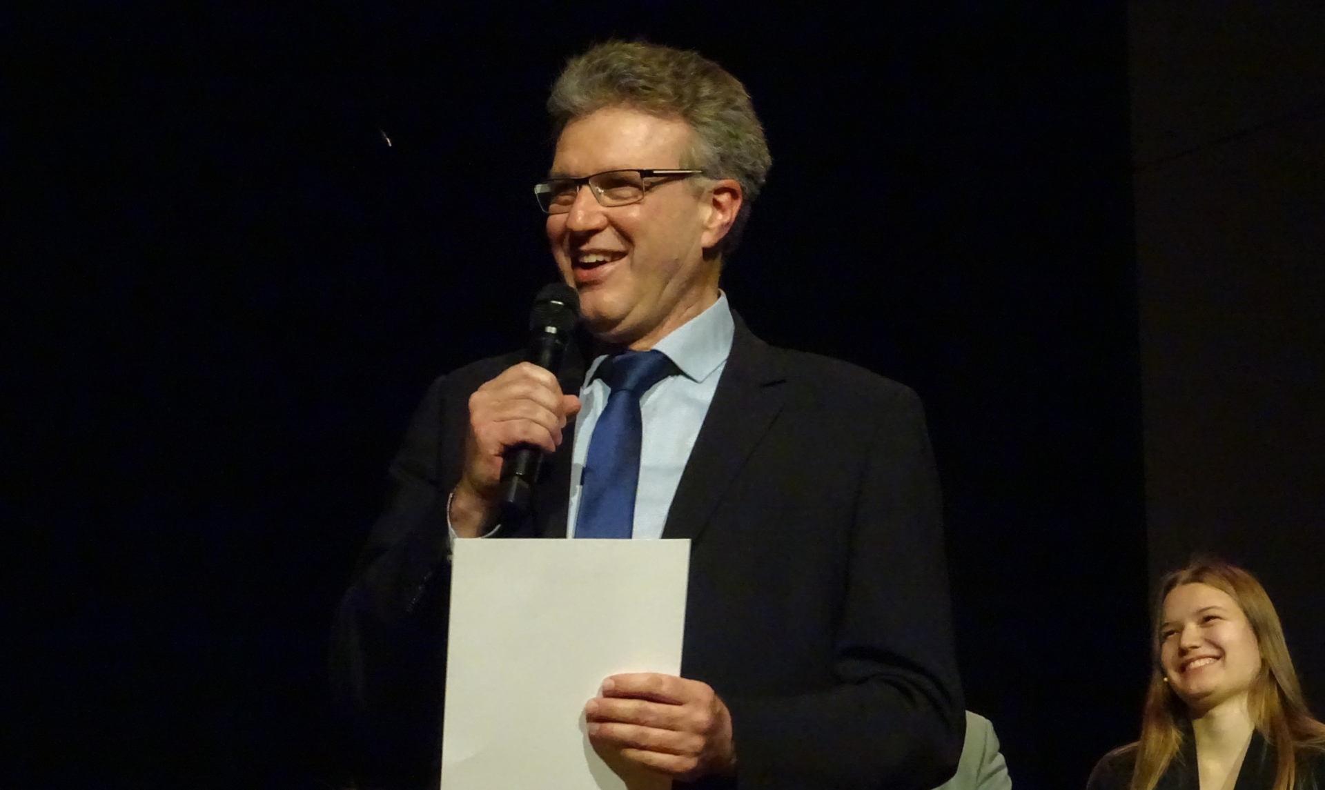 Rolf Weinmann bedankt sich.